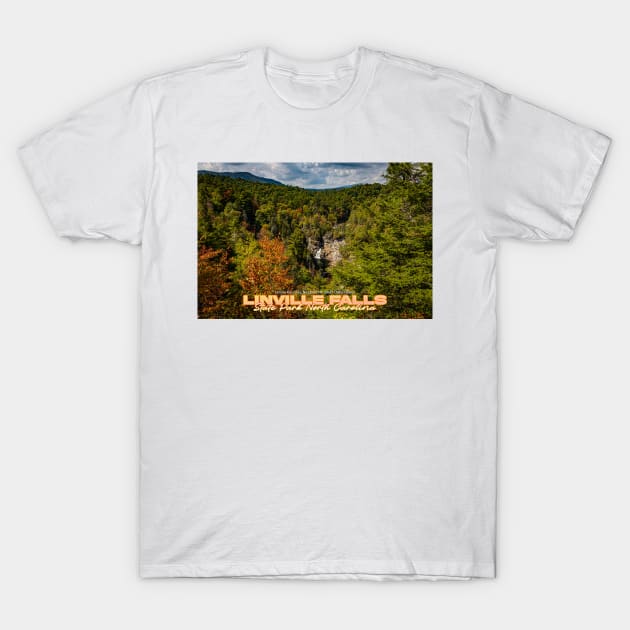 Linville Falls State Park North Carolina T-Shirt by Gestalt Imagery